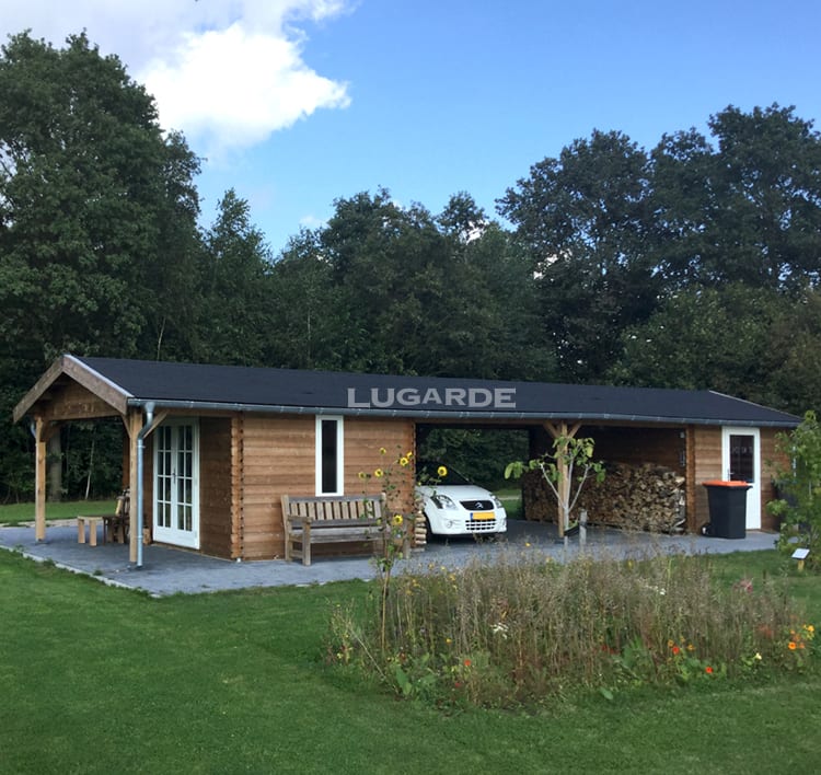 Aluminium Carport Legend Plus 600 X 350 Cm Antraciet Helder Dak