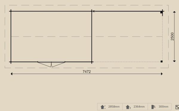 Woodpro – Blockhaus 26284